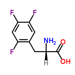 2,4,5-Trifluorophenylalanine Structure