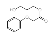 3-hydroxypropyl 2-phenoxyacetate structure