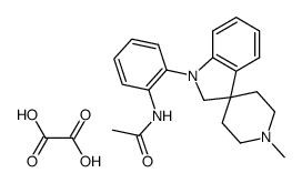 N-<2-<1'-methylspiro<3H-indole-3,4'-piperidin>-1(2H)-yl>phenyl>acetamide oxalate Structure