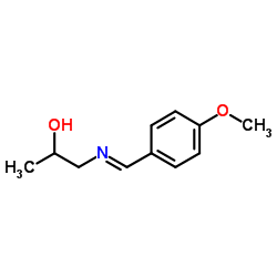 2-Propanol,1-[[(4-methoxyphenyl)methylene]amino]-(9CI) Structure