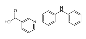 N-phenylaniline,pyridine-3-carboxylic acid结构式