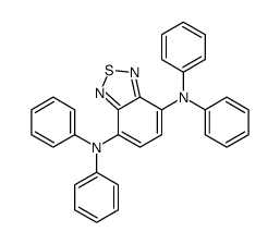 4-N,4-N,7-N,7-N-tetraphenyl-2,1,3-benzothiadiazole-4,7-diamine Structure