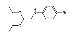 4-bromo-N-(2,2-diethoxyethyl)aniline Structure