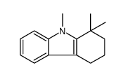 1,1,9-trimethyl-3,4-dihydro-2H-carbazole结构式