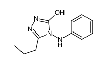 4-anilino-3-propyl-1H-1,2,4-triazol-5-one结构式