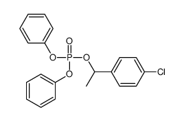 1-(4-chlorophenyl)ethyl diphenyl phosphate Structure