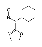 N-cyclohexyl-N-(4,5-dihydrooxazol-2-yl)nitrous amide结构式