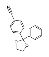 4-cyanobenzophenone ethylene acetal结构式