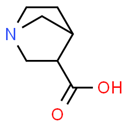 1-Azabicyclo[2.2.1]heptane-3-carboxylicacid,(1R-exo)-(9CI) Structure