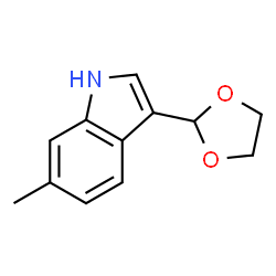 1H-Indole,3-(1,3-dioxolan-2-yl)-6-methyl-(9CI) picture