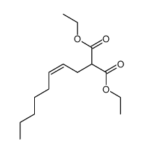 diethyl 2(Z)-octenyl-malonate结构式