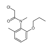 2-chloro-N-methyl-N-(2-methyl-6-propoxyphenyl)acetamide Structure