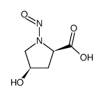 D-Proline, 4-hydroxy-1-nitroso-, cis- (9CI)结构式