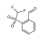 2-((difluoromethyl)sulfonyl)benzaldehyde Structure