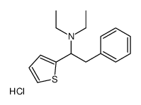 N,N-diethyl-2-phenyl-1-thiophen-2-ylethanamine,hydrochloride Structure