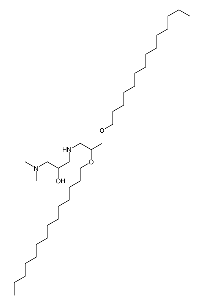 1-(dimethylamino)-3-[2,3-di(tetradecoxy)propylamino]propan-2-ol Structure