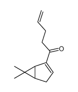 1-(6,6-dimethylbicyclo[3.1.0]hex-2-en-2-yl)pent-4-en-1-one结构式