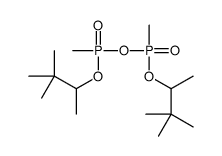 3-[[3,3-dimethylbutan-2-yloxy(methyl)phosphoryl]oxy-methylphosphoryl]oxy-2,2-dimethylbutane Structure