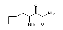 3-amino-4-cyclobutyl-2-oxobutanamide结构式