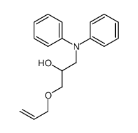 1-(N-phenylanilino)-3-prop-2-enoxypropan-2-ol结构式