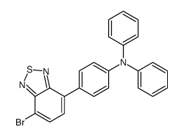 4-(4-bromo-2,1,3-benzothiadiazol-7-yl)-N,N-diphenylaniline结构式