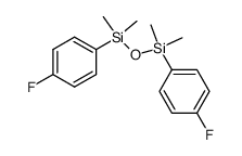1,3-bis(4-fluorophenyl)-1,1,3,3-tetramethyldisiloxane结构式