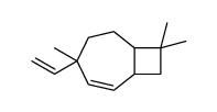 4-ethenyl-4,9,9-trimethylbicyclo[5.2.0]non-5-ene结构式