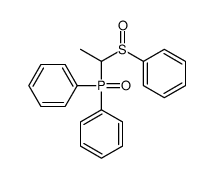 [1-(benzenesulfinyl)ethyl-phenylphosphoryl]benzene Structure