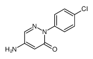 5-Amino-2-(4-chlorophenyl)pyridazin-3(2H)-one结构式