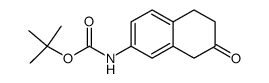 tert-butyl (7-oxo-5,6,7,8-tetrahydronaphthalen-2-yl)carbamate Structure