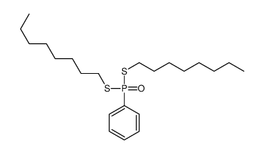 bis(octylsulfanyl)phosphorylbenzene Structure