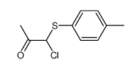 1-chloro-1-p-tolylsulfanyl-acetone Structure