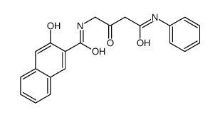 N-(4-anilino-2,4-dioxobutyl)-3-hydroxynaphthalene-2-carboxamide结构式