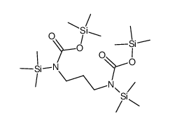 bis(trimethylsilyl) propane-1,3-diylbis((trimethylsilyl)carbamate)结构式