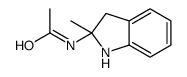 Indoline,2-acetamido-2-methyl- (2CI)结构式