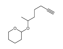 2-hept-6-yn-2-yloxyoxane结构式