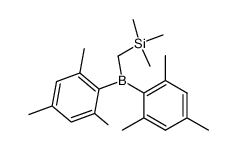 ((dimesitylboranyl)methyl)trimethylsilane Structure