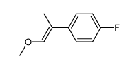 2-(4'-fluorophenyl)-1-methoxypropene结构式