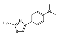 2-Thiazolamine, 4-[4-(dimethylamino)phenyl] Structure