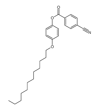(4-dodecoxyphenyl) 4-cyanobenzoate Structure
