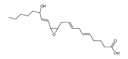 (5Z,8Z)-10-[3-[(E,3S)-3-hydroxyoct-1-enyl]oxiran-2-yl]deca-5,8-dienoic acid结构式