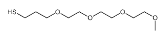 3-[2-[2-(2-methoxyethoxy)ethoxy]ethoxy]propane-1-thiol结构式