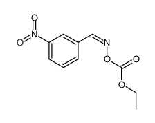 O-ethoxycarbonyl-3-nitro-benz-anti-aldoxime结构式