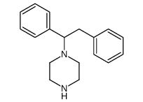 1-(1,2-diphenylethyl)piperazine结构式