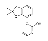 (2,2-dimethyl-3H-1-benzofuran-7-yl) N-ethenylcarbamate Structure