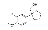 [1-(3,4-dimethoxyphenyl)cyclopentyl]methanol Structure