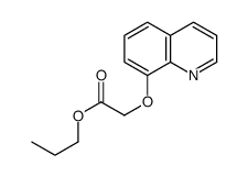 propyl 2-quinolin-8-yloxyacetate结构式