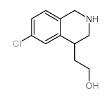 2-(6-chloro-1,2,3,4-tetrahydroisoquinolin-4-yl)ethanol structure