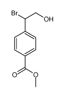 methyl 4-(1-bromo-2-hydroxyethyl)benzoate结构式