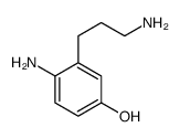 4-amino-3-(3-aminopropyl)phenol Structure
